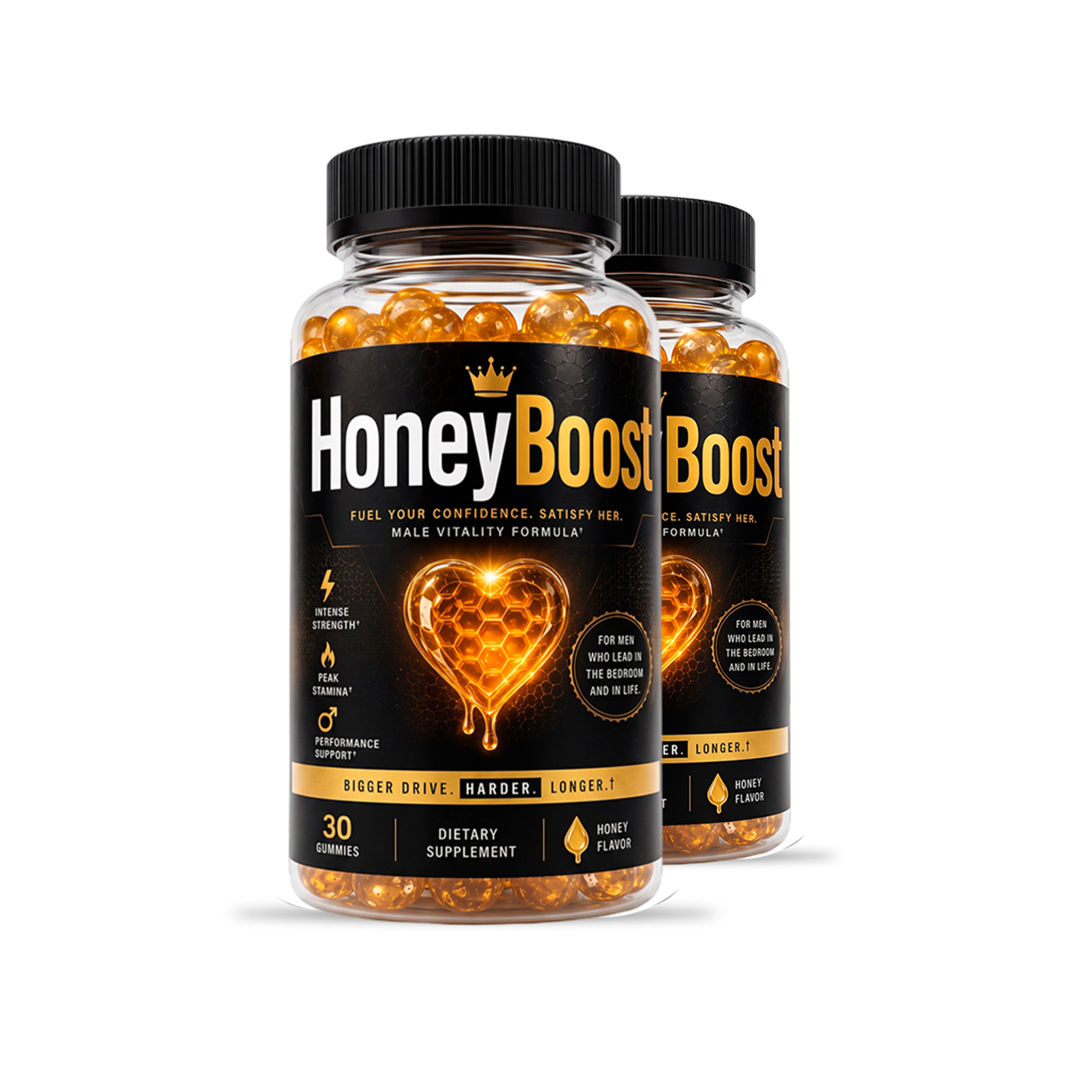 HoneyBoost gummy bottles